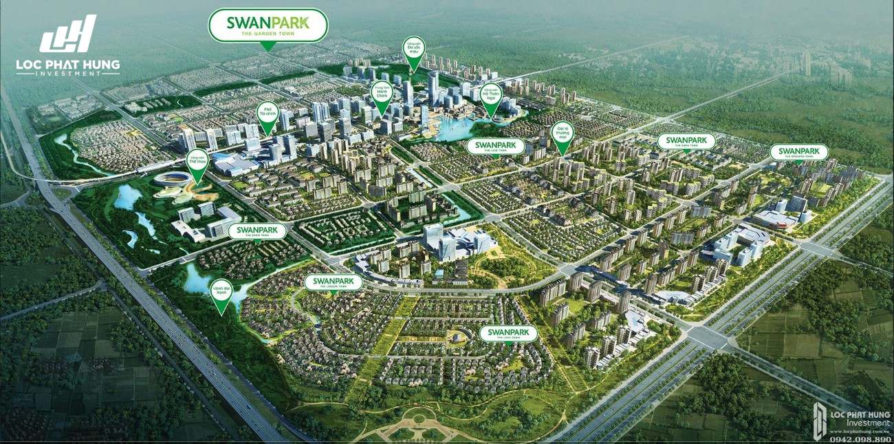 Swan Park Nhơn Trạch | GIÁ BÁN & ƯU ĐÃI【12/2024】Từ CFLD