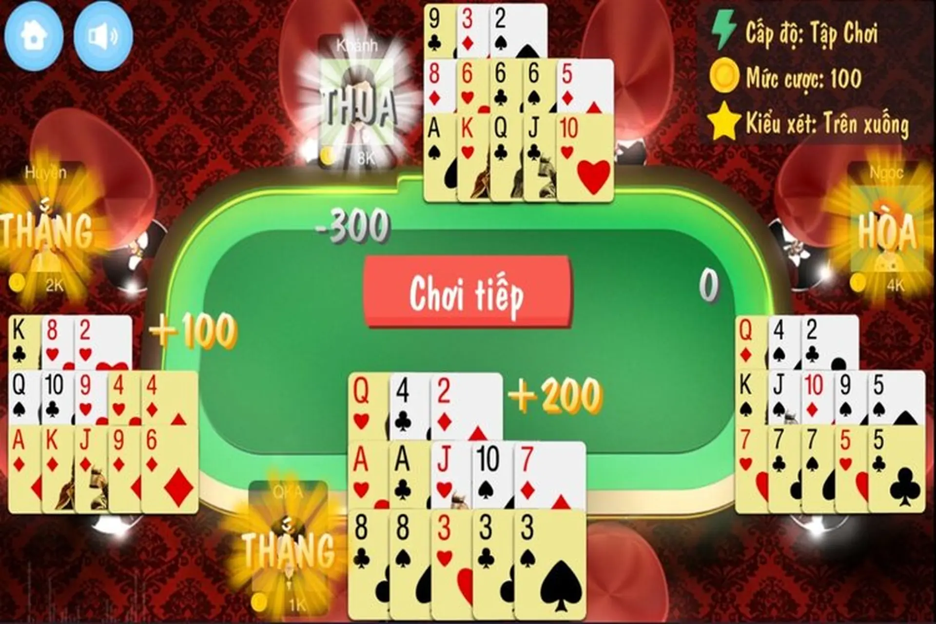 Hướng dẫn tải Mậu binh - Binh xập xám, game đánh bài mới lạ