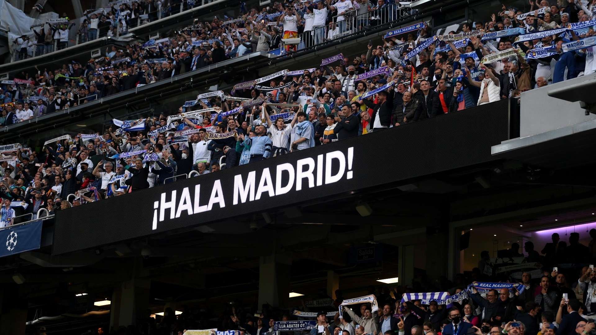 Khẩu hiệu nổi tiếng 'Hala Madrid' của Real Madrid có nghĩa là gì? Lời bài  hát 'Hala Madrid y nada mas' | Goal.com Việt Nam