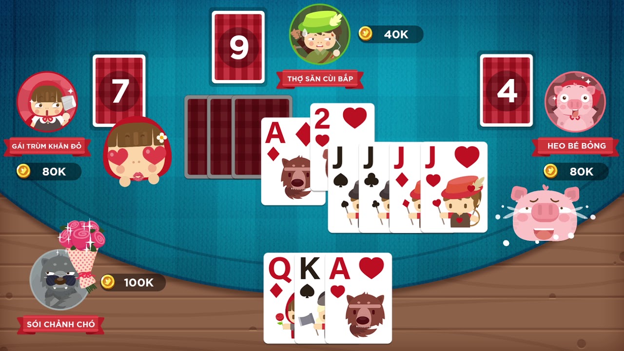 Cách dụ heo đỏ để chặt đơn giản, dễ dàng trong tiến lên