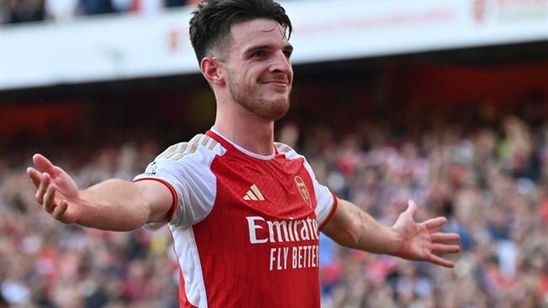 Declan Rice mang lại sự thép cho tuyến giữa Arsenal